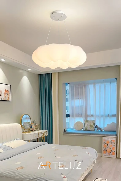 ARTELUZ LUXURY BULUT MODEL MODERN SARKIT AVİZE (45 CM) - Resim 4
