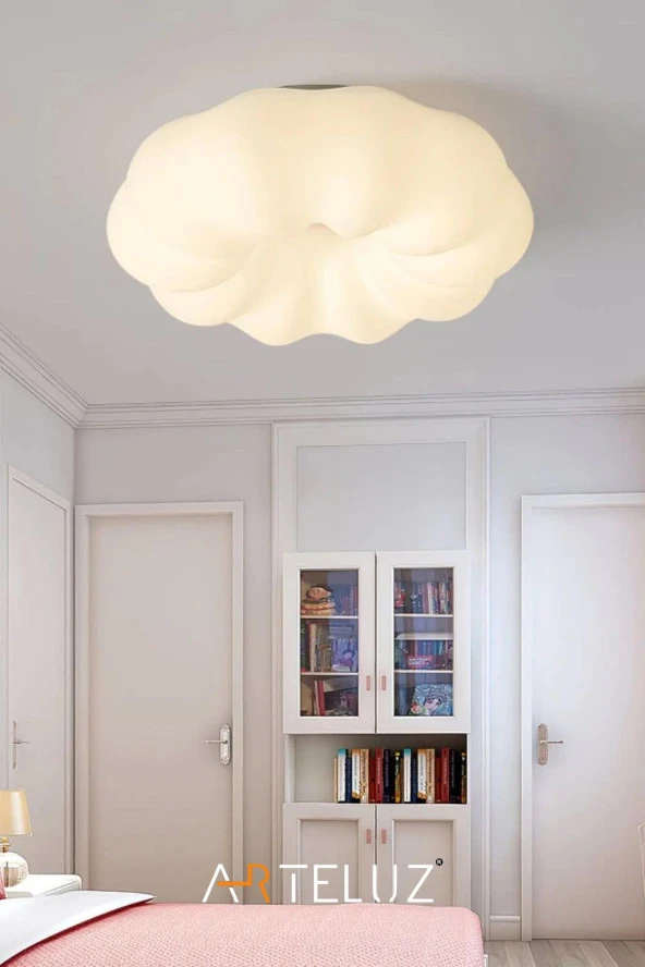 ARTELUZ LUXURY BULUT MODEL MODERN PLAFONYER AVİZE (55 CM) ürün görseli 1