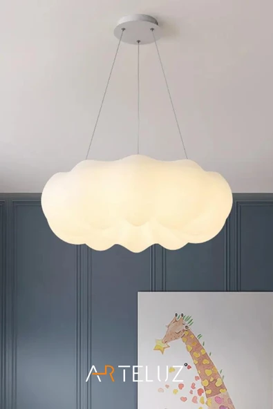 ARTELUZ LUXURY BULUT MODEL MODERN SARKIT AVİZE (55 CM) - Resim 3