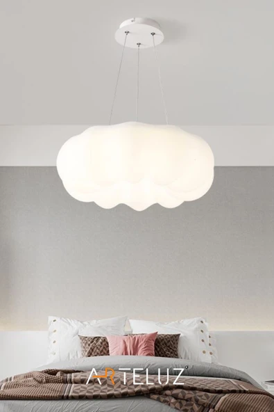 ARTELUZ LUXURY BULUT MODEL MODERN SARKIT AVİZE (55 CM) - Resim 2