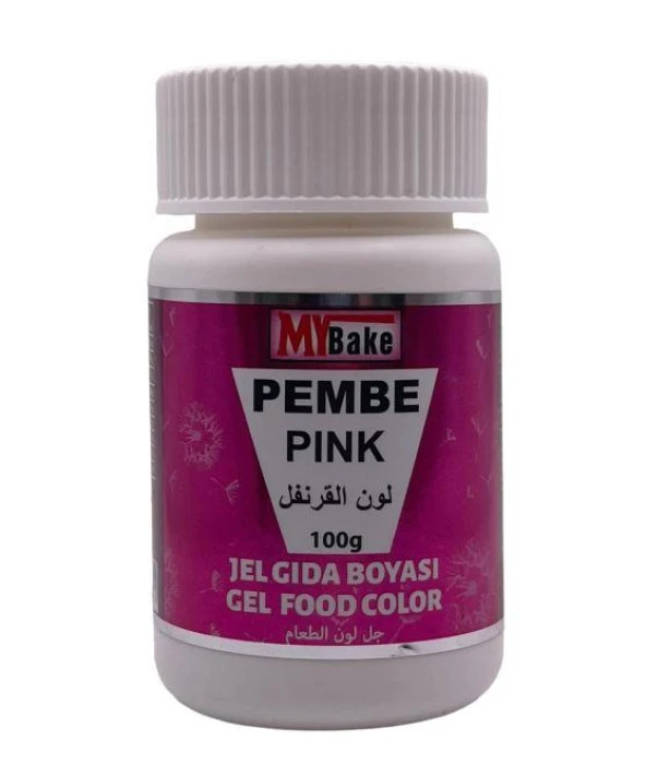 MY BAKE JEL GIDA BOYASI PEMBE 100 GR ürün görseli 1