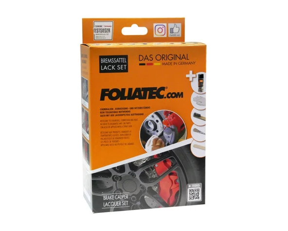 Foliatec Fren Kaliperi Boya Seti 3 Komponet Alev Turuncusu ürün görseli 1