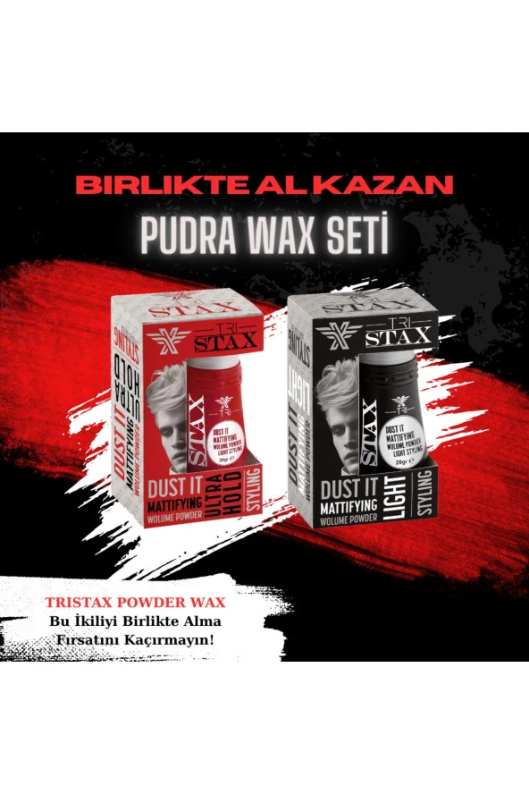 TRISTAX Pudra Wax Saç Şekillendirici Seti ürün görseli 1