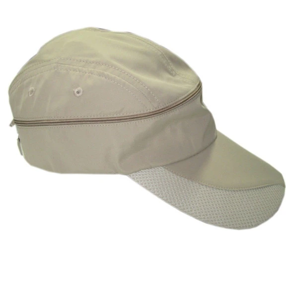 çocuk  bej rengi sporcu tenis vizör şapka  unisex 54 cm ürün görseli 1