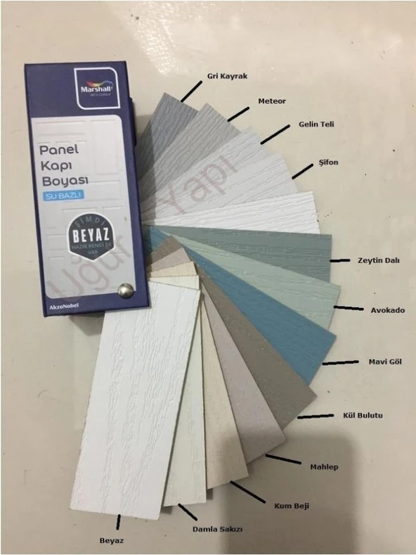 Marshall Solvent Bazlı Panel Kapı Boyası 2.5 Lt Beyaz - Resim 3
