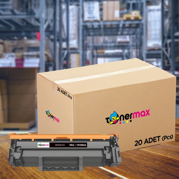 Hp 136A-W1360A Muadil Toner - Çipli 1 Koli 20'li Avantaj Paket / M211 / M236 ürün görseli 1