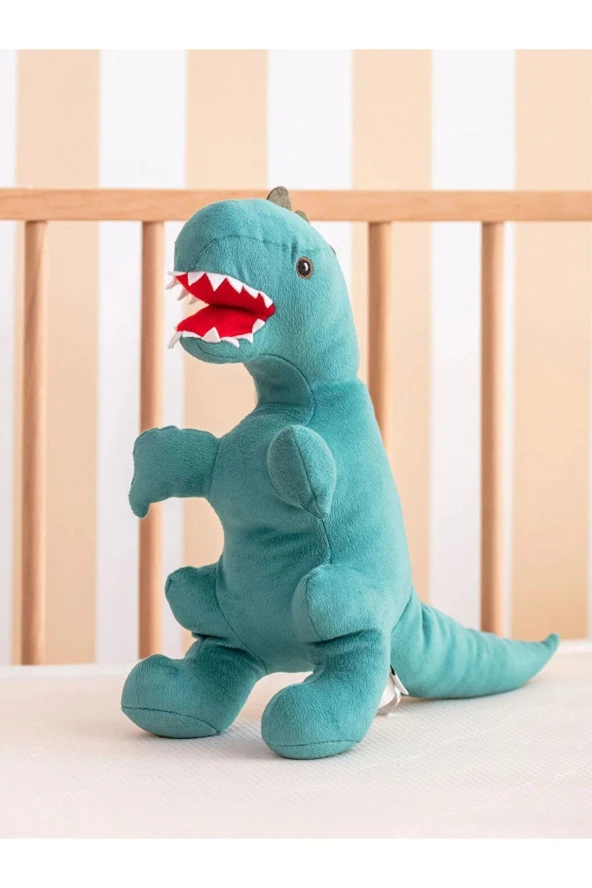 Dolgulu Dinozor Bebek Kırlent 45 Cm Uyku Arkadaşı Peluş Oyuncak ürün görseli 1