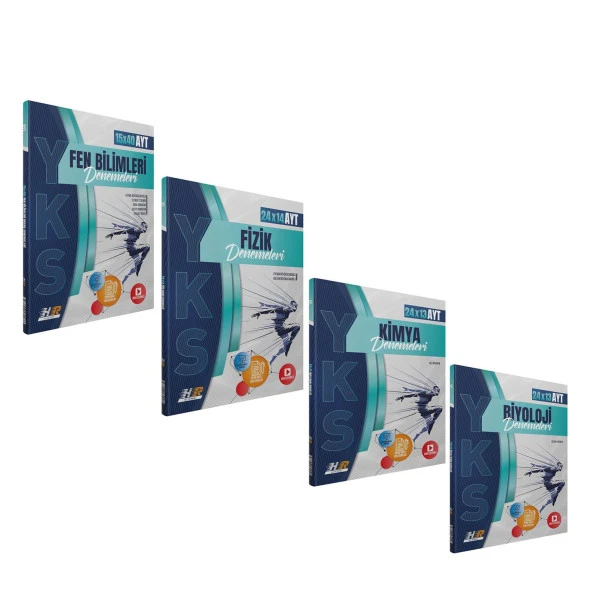 Hız ve Renk AYT Fen Fizik Kimya ve Biyoloji Deneme Seti 4 Kitap ürün görseli 1