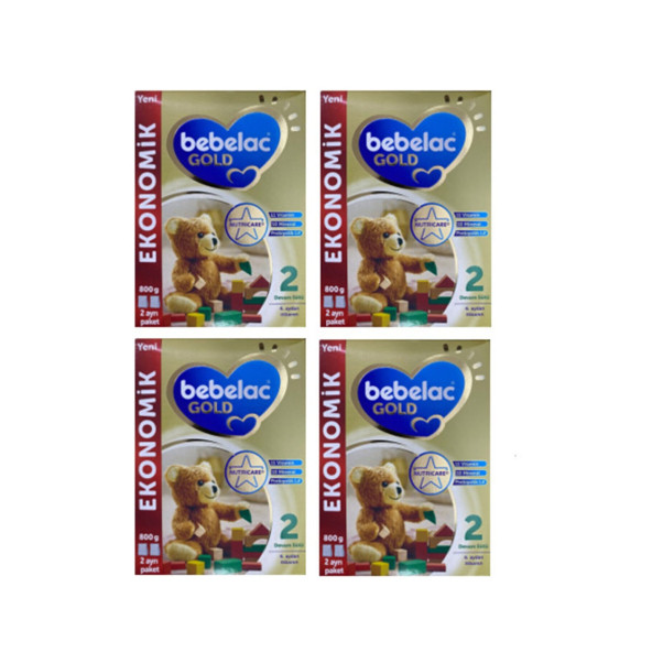 Bebelac Gold 2 Devam Sütü 800 gr 4 Adet ürün görseli 1