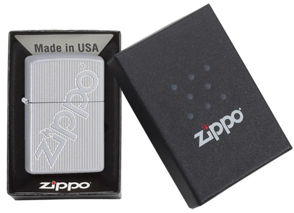 Zippo Logo Stripe Dizayn Çakmak - Resim 2