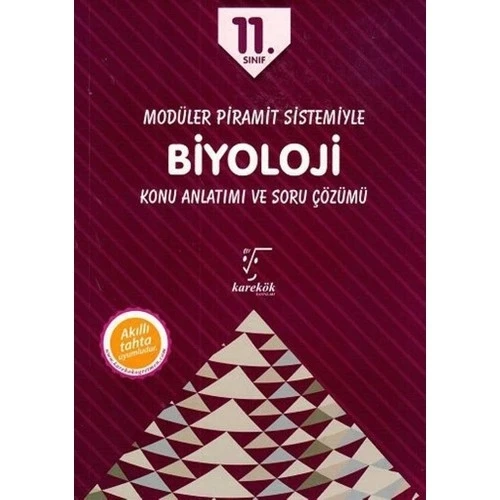 11.SINIF BİYOLOJİ KONU ANLATIM SORU ÇÖZÜMÜ  KAREKÖK ürün görseli 1