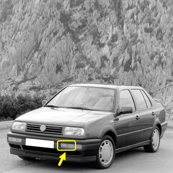 VW Vento 1991-1998 Ön Tampon Sol Reflektör Çiftli 1H0941777 ürün görseli 1