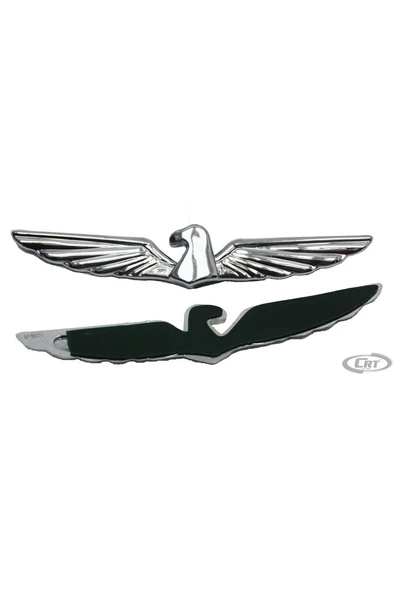 Araba Sticker Krom Kuş Model 2'li - Resim 2