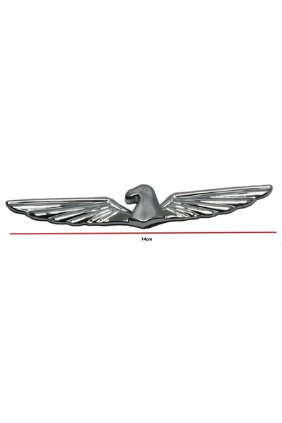 Araba Sticker Krom Kuş Model 2'li - Resim 3