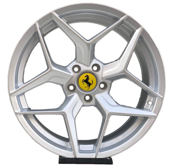 Jant Göbek Arma Ferrari Sticker 4'lü Set - Resim 4