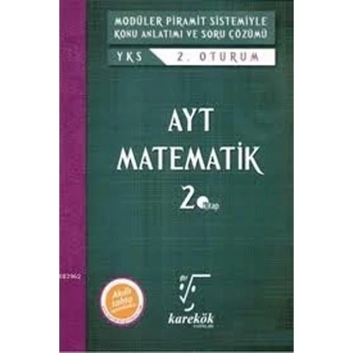 KAREKÖK AYT MATEMATİK 2.KİTAP KONU ANLATIMLI ürün görseli 1