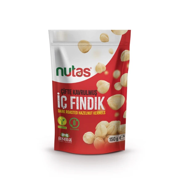 Nutas Çifte Kavrulmuş İç Fındık - 150g Doypack ürün görseli 1