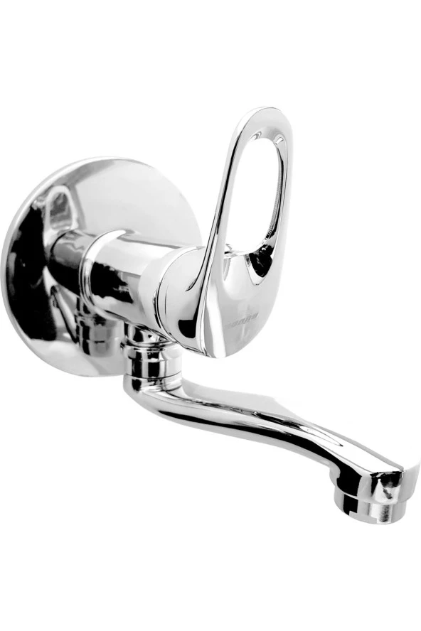 Nuss Duvardan Tek Girişli Aplike Lavabo Bataryası 9316 ürün görseli 1