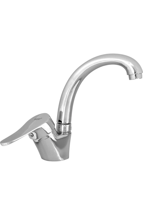 Nuss Tek Girişli Kuğu Lavabo Bataryası 9402-TG ürün görseli 1