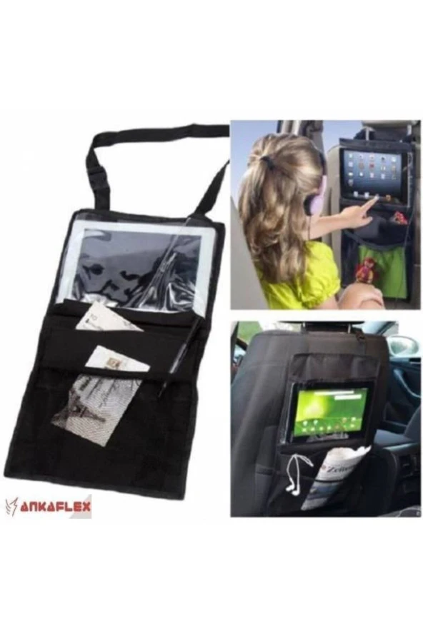 Highconcept Araç Içi Oto Koltuk Arkası Tablet Tutucu Pratik Cepli Eşya Düzenleyici Organizer ürün görseli 1