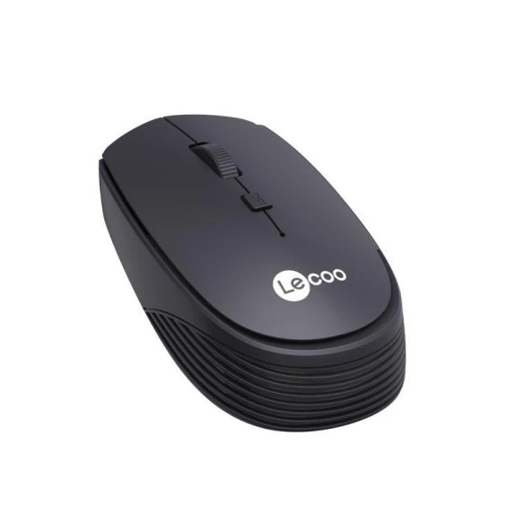 Lenovo Lecoo WS202 Kablosuz Mouse Siyah - Resim 2