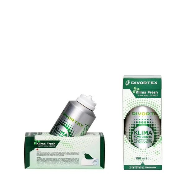 Divortex Klima Fresh - Klima Bombası - Yeşil Elma 2 x 150 ml ürün görseli 1