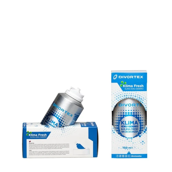 Divortex Klima Fresh - Temizleyici Klima Bombası Limon 2 x 150 ml ürün görseli 1