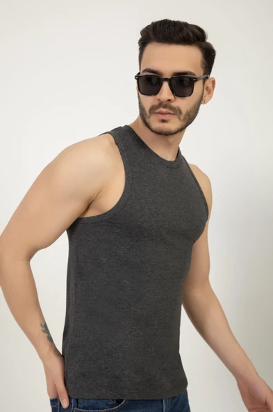 Erkek Sporcu Atlet Antrasit - Resim 2