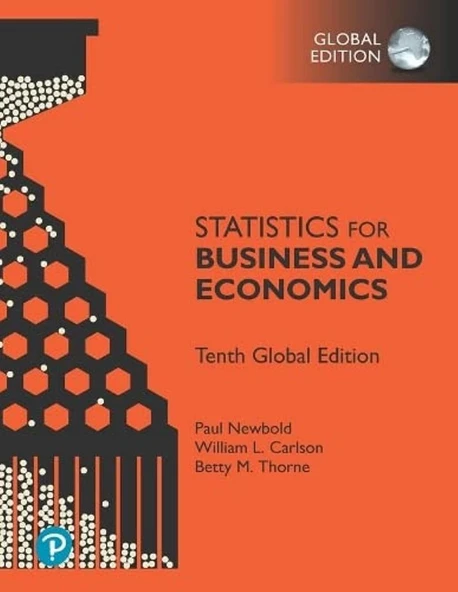 Statistics for Business and Economics 10th Global Edition Newbold Carlson ürün görseli 1