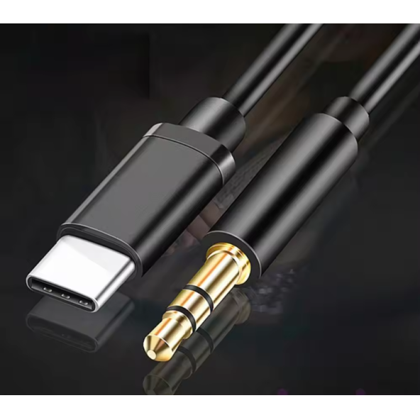 QASUL Samsung Xiaomi Uyumlu Aux Kablosu Type-C To Jack Çevirici Dönüştürücü Kablo ürün görseli 1