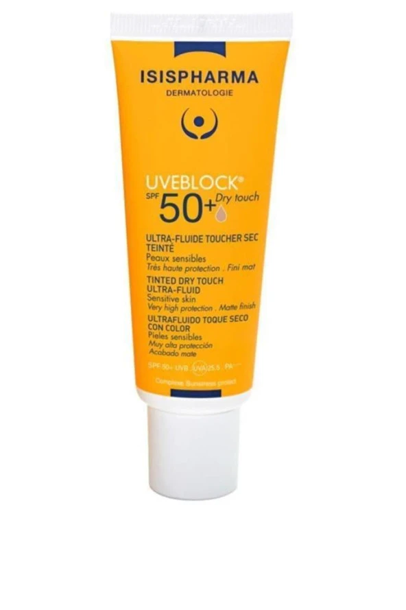 Isis Pharma Uveblock SPF50+ Tinted Dry Touch Ultra Fluid 40ml ürün görseli 1