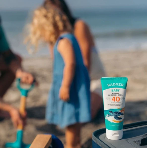 Badger Bebek Güneş Kremi SPF40 87 mL - Resim 4