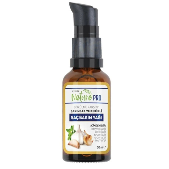 Naturepro Sarımsak ve Kekikli Saç Bakım Yağı 30ml ürün görseli 1