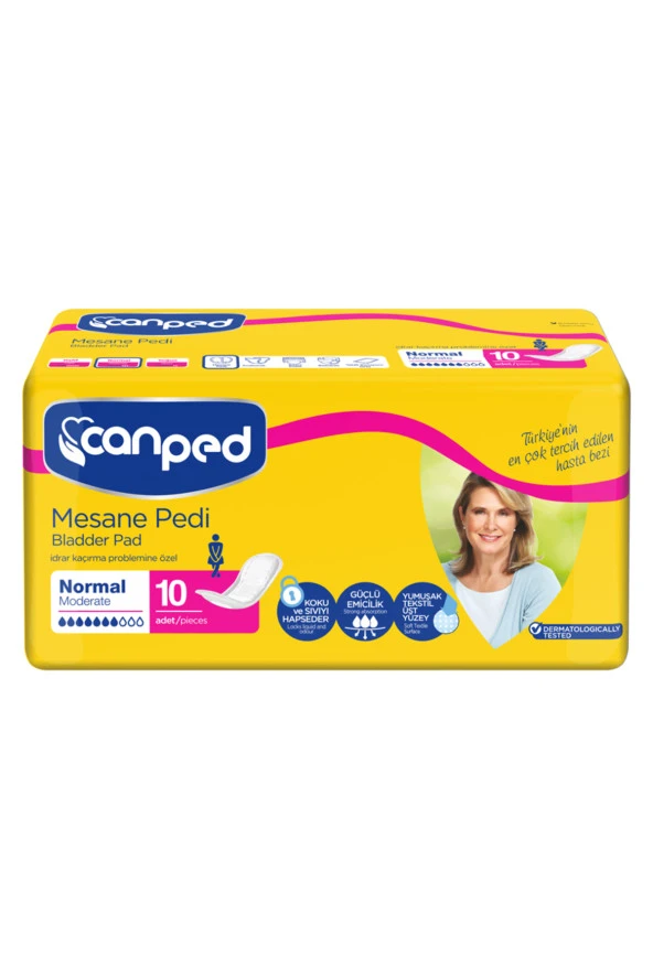 Canped Lohusa Pedi Normal/Orta (M-Medium) Beden 1 Paket 10 Adet ürün görseli 1