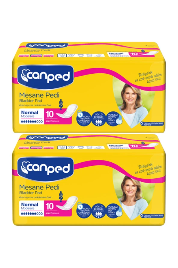 Canped Lohusa Pedi Normal/Orta (M-Medium) Beden 2 Paket 20 Adet ürün görseli 1