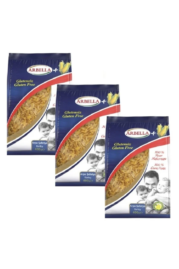 Arbella Glutensiz Arpa Şehriye 400 Gr x 3 Adet ürün görseli 1
