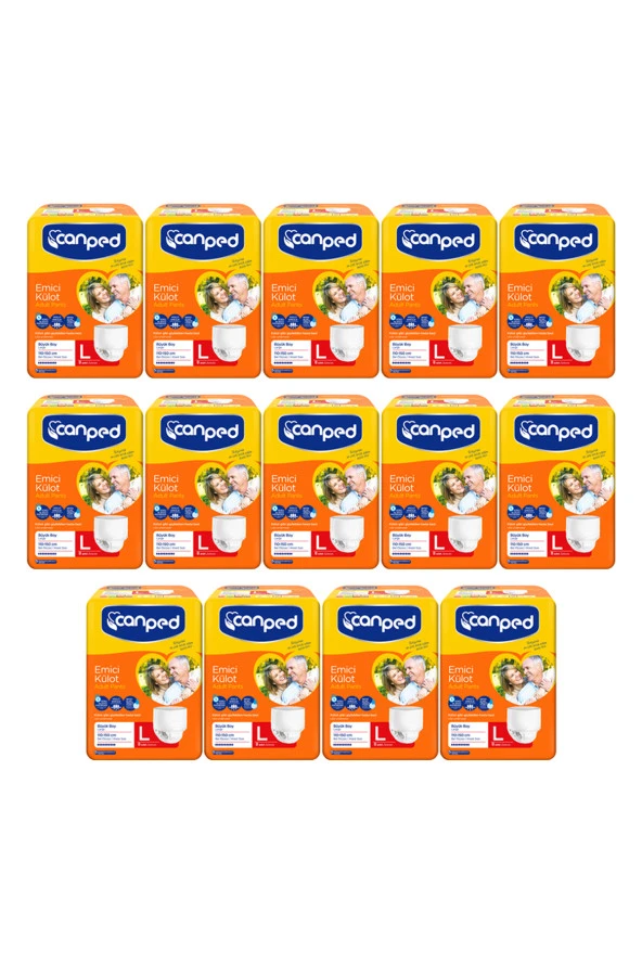 Canped Emici Külot Büyük Boy (L) 110-150 cm 14 Paket 112 Adet ürün görseli 1
