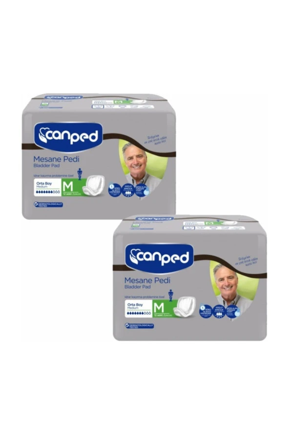 Canped Mesane Pedi Erkek M Boy 24 Adet Ekonomik Paket 2*12 Ad. ürün görseli 1