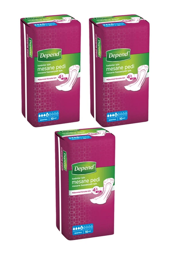 Depend Lohusa Pedi Büyük Boy 3 Paket 30 Adet ürün görseli 1