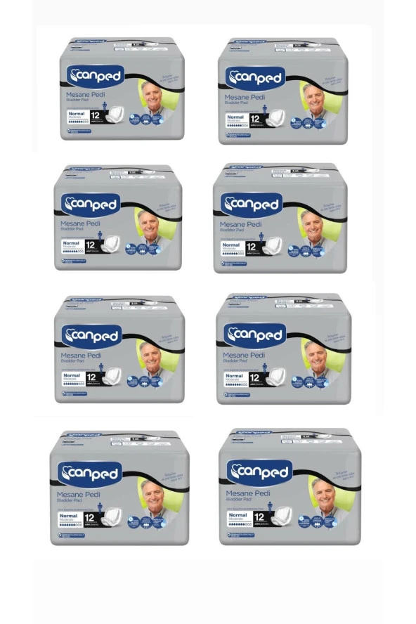 Canped Mesane Pedi Erkeklere Özel 12'li X 8 ürün görseli 1