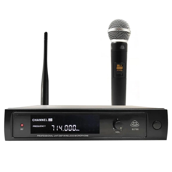 Uhf Kablosuz Mikrofon 1 El Cooma B-2790 ürün görseli 1