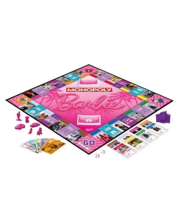 Hasbro Monopoly Barbie G0038 - Resim 2