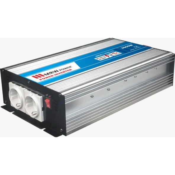 Mervesan Inverter 2000 Watt 12VDC-220VAC Şarjlı Dc/ac Powertam Modafiye Inverter ürün görseli 1