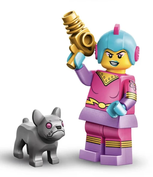 Lego Minifigür 71046 - Seri 26 -  4 Retro Space Heroine ürün görseli 1