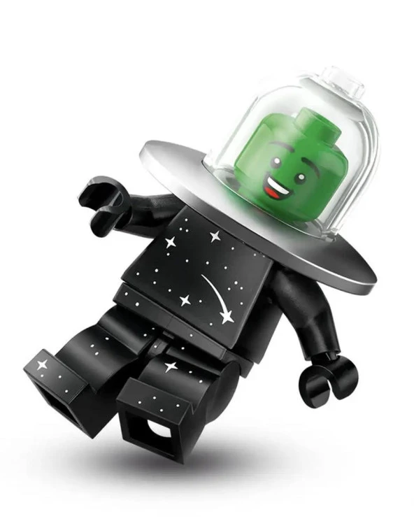 Lego Minifigür 71046 - Seri 26 -  7 Flying Saucer Costume Fan ürün görseli 1