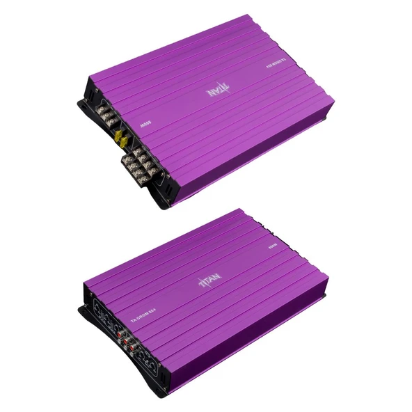 PTTAVM: Magicvoice Titan-804 4 Kanal Oto Amfi Araç 1600 Watt Ses