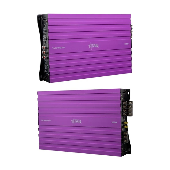 PTTAVM: Magicvoice Titan-804 4 Kanal Oto Amfi Araç 1600 Watt Ses