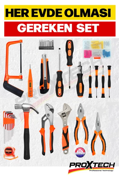 Premium 105 Parçalı Garaj Aracı Mekanik El Aletleri Seti Otomobil Araç Kombo Full Seti ürün görseli 1