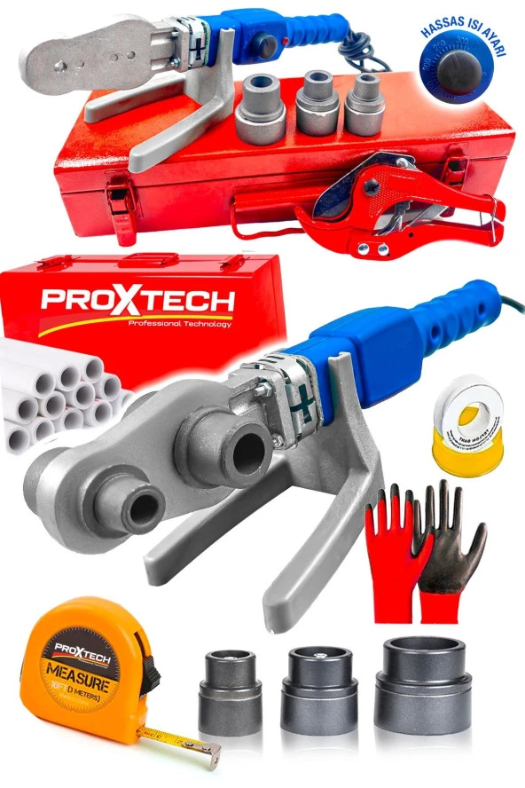 PROXTECH Premium Kalite PPRC Metal Çanta Plastik Boru Kaynak PRC Mini Makina Seti Full Takım ürün görseli 1