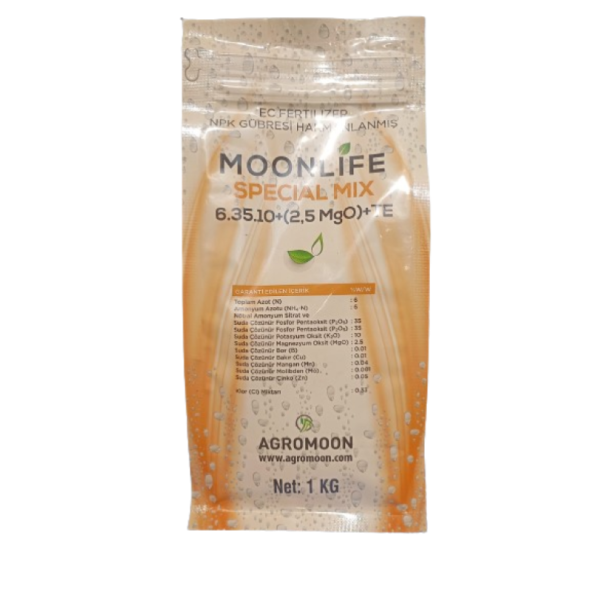 Moonlife Premium Köklenme ,Döl Tutum,Çiçeklendirme Destekçisi Npk Gübre 6-35-10 2,5 Mg Te ürün görseli 1